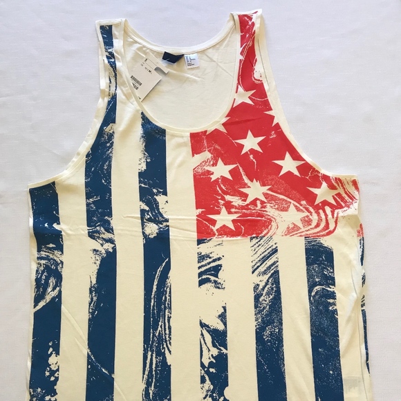 H&M Other - STARS And STRIPES USA Flag Tank-Top NWT M , L, XL